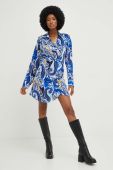 Сукня Answear Lab mini розкльошена колір блакитний (3079784)