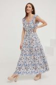 Сукня Answear Lab maxi розкльошена колір блакитний (3242738)