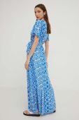 Сукня Answear Lab maxi розкльошена колір блакитний (3251897)