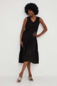 Сукня Answear Lab колір чорний midi розкльошена (3286669)