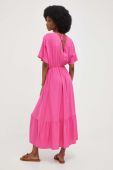 Сукня Answear Lab колір рожевий midi розкльошена (3273287)