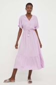Сукня Answear Lab колір фіолетовий maxi розкльошена (3264743)