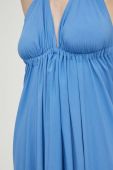 Сукня Answear Lab maxi розкльошена колір блакитний (3277775)