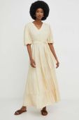 Сукня Answear Lab колір бежевий maxi розкльошена (3264782)