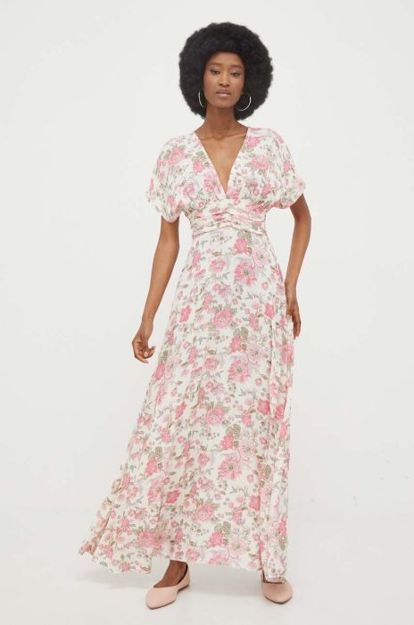 Сукня Answear Lab колір рожевий maxi розкльошена (3307313)