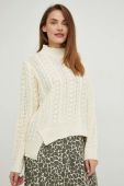 Светр Answear Lab жіночий колір бежевий півгольф (2818542)