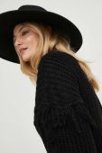 Светр з вовною Answear Lab жіночий колір чорний теплий (2846224)