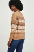 Светр Answear Lab жіночий колір бежевий теплий гольф (2878464)