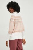 Светр Answear Lab жіночий колір рожевий теплий гольф (2878468)