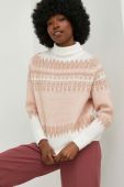 Светр Answear Lab жіночий колір рожевий теплий гольф (2878468)