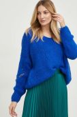 Светр з вовною Answear Lab жіночий теплий колір блакитний (2851935)