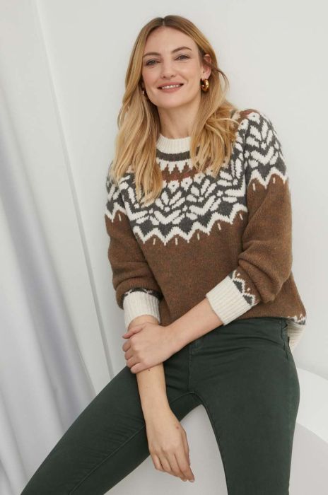 Светр Answear Lab жіночий колір коричневий теплий (2851993)
