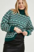 Светр Answear Lab жіночий колір зелений теплий гольф (2851996)