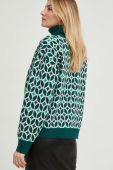 Светр Answear Lab жіночий колір зелений теплий гольф (2851996)
