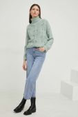 Светр Answear Lab жіночий колір зелений теплий гольф (2868165)