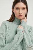 Светр Answear Lab жіночий колір зелений теплий гольф (2868165)