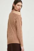 Светр Answear Lab жіночий колір коричневий півгольф