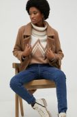 Светр з вовною Answear Lab жіночий колір бежевий гольф (2852008)