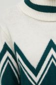 Светр з вовною Answear Lab жіночий колір зелений гольф (2852010)