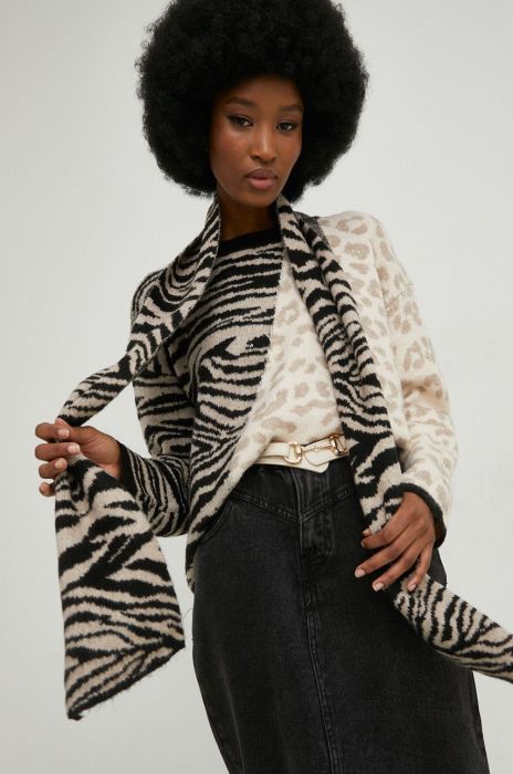 Светр з домішкою вовни Answear Lab жіночий колір чорний