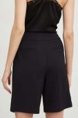 Шорти Answear Lab жіночі колір чорний однотонні висока посадка (3054981)