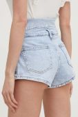 Джинсові шорти Answear Lab жіночі однотонні висока посадка колір блакитний (3239590)