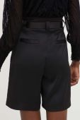 Шорти Answear Lab жіночі колір чорний однотонні висока посадка (3218521)