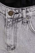 Джинсові шорти Answear Lab жіночі колір сірий однотонні висока посадка (3276127)