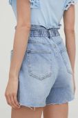Джинсові шорти Answear Lab жіночі однотонні висока посадка колір блакитний (3249314)