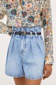 Джинсові шорти Answear Lab жіночі однотонні висока посадка колір блакитний (3261911)
