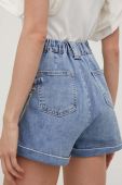Джинсові шорти Answear Lab жіночі однотонні висока посадка колір блакитний (3251940)