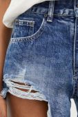 Джинсові шорти Answear Lab жіночі однотонні висока посадка колір блакитний (3277839)