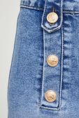 Джинсові шорти Answear Lab жіночі однотонні висока посадка колір блакитний (3286689)
