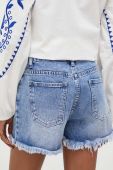 Джинсові шорти Answear Lab жіночі однотонні висока посадка колір блакитний (3276141)