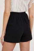 Шорти Answear Lab жіночі колір чорний однотонні висока посадка (3323177)