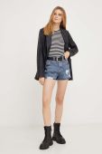 Джинсові шорти Answear Lab жіночі однотонні висока посадка колір блакитний (3380180)