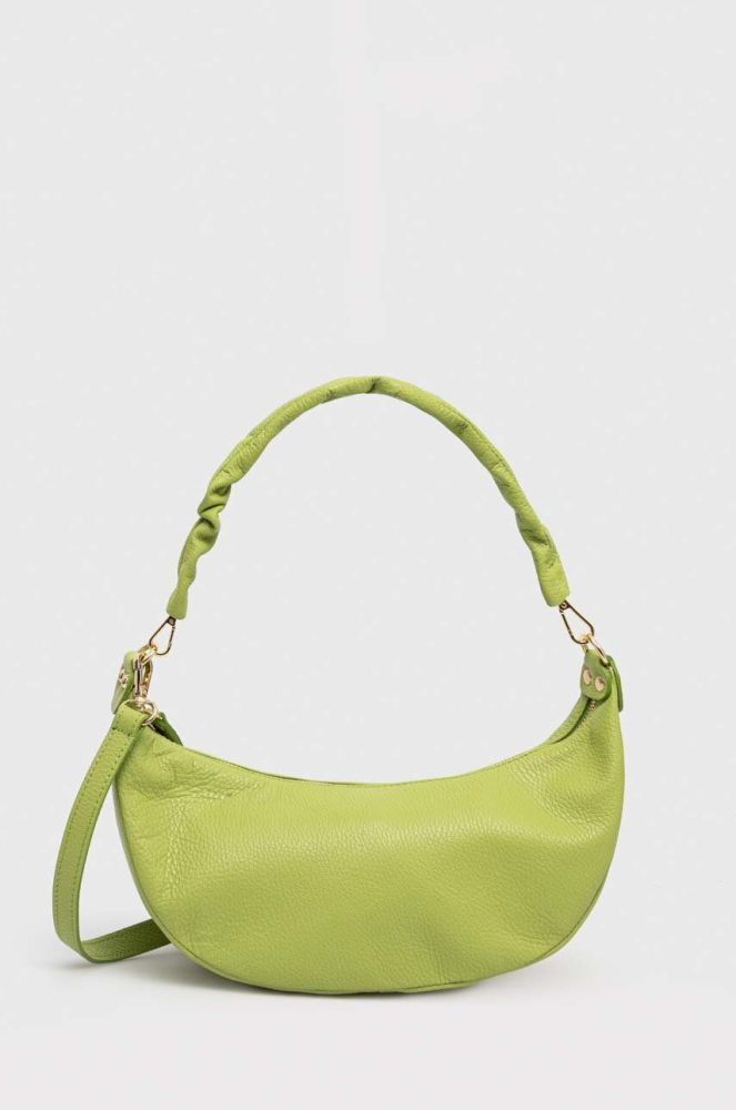 Шкіряна сумочка Answear Lab колір зелений (3264829)