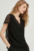 Футболка Answear Lab жіноча колір чорний (2967362)