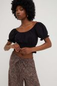 Футболка Answear Lab жіноча колір чорний (3212942)