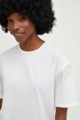 Бавовняна футболка Answear Lab колір білий (3177717)