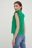 Бавовняна блузка Answear Lab колір зелений (3225423)