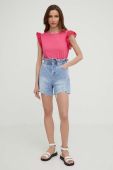 Бавовняна футболка Answear Lab колір рожевий (3242767)