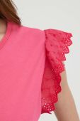 Бавовняна футболка Answear Lab колір рожевий (3242767)