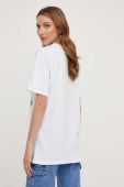 Бавовняна футболка Answear Lab колір білий (3220192)