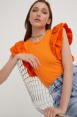 Футболка Answear Lab жіноча колір помаранчевий (3251950)