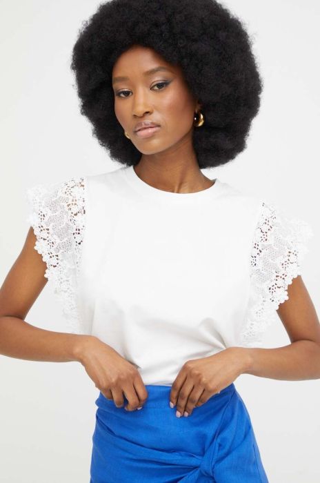Футболка Answear Lab жіноча колір білий (3261853)