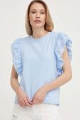 Футболка Answear Lab жіноча колір блакитний (3276025)