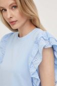 Футболка Answear Lab жіноча колір блакитний (3276025)