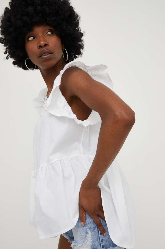 Бавовняна блузка Answear Lab колір білий (3283568)