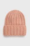Шапка з домішкою вовни Answear Lab колір рожевий з товстого трикотажу (1795680) Шапка з домішкою вовни Answear Lab колір рожевий з товстого трикотажу (1795680)